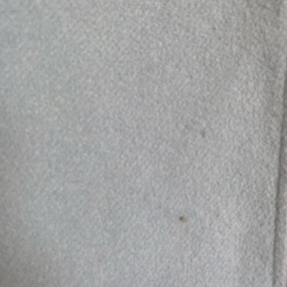 Vintage Powder Blue Faux Fur-Trimmed Women's Coat - Picture 7 of 8